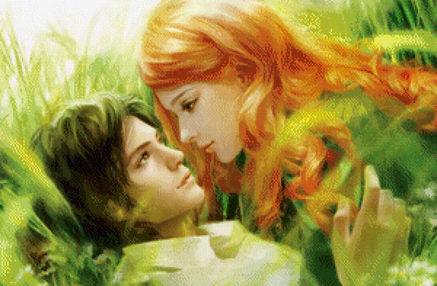 Влюбленные - девушка, пара, любовь, парень - предпросмотр