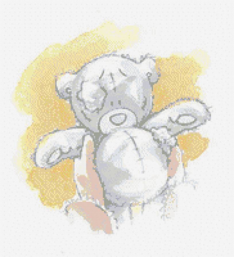 Тедди мишка на руках - на руках, мишка - предпросмотр