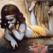 Схема вышивки «Кришна»