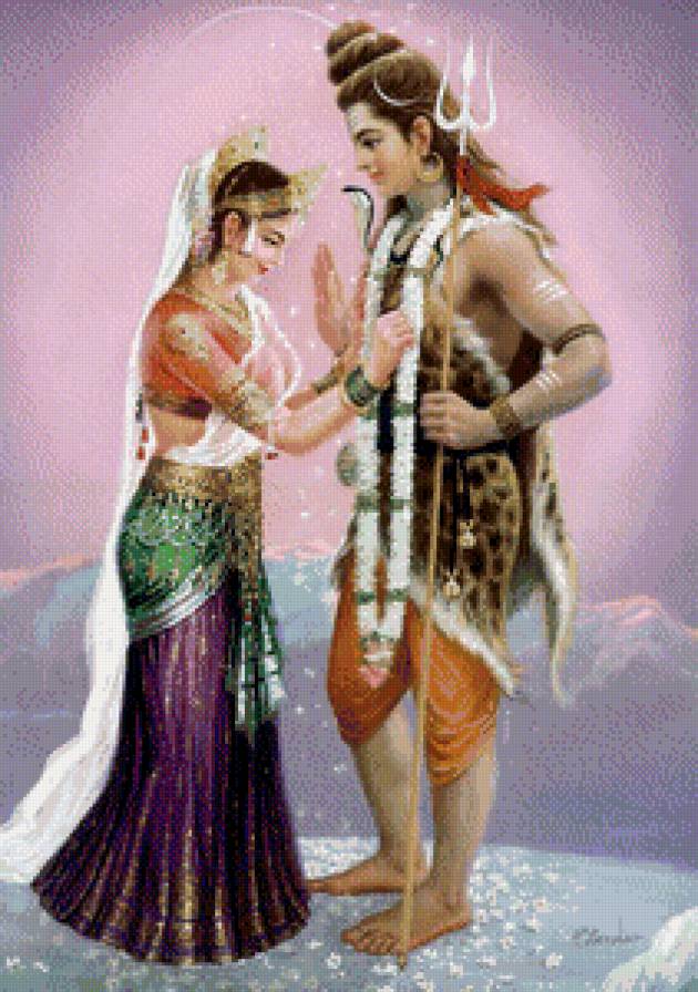 Шива Парвати - индия бог - предпросмотр