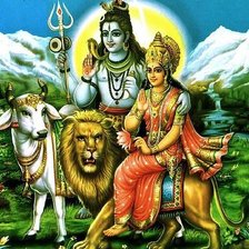 Схема вышивки «Шива Парвати»