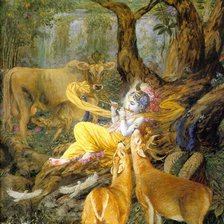 Схема вышивки «Кришна»