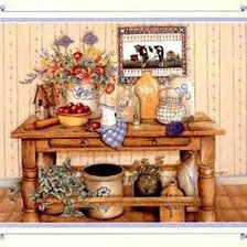 Схема вышивки «кухонный натюрморт»