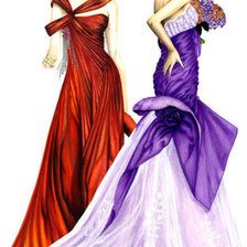 Схема вышивки «мода»