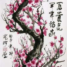 Схема вышивки «сакура»