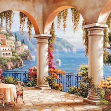 Схема вышивки «отдых»