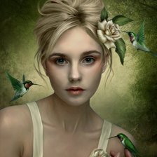 Схема вышивки «Из цикла портреты.»