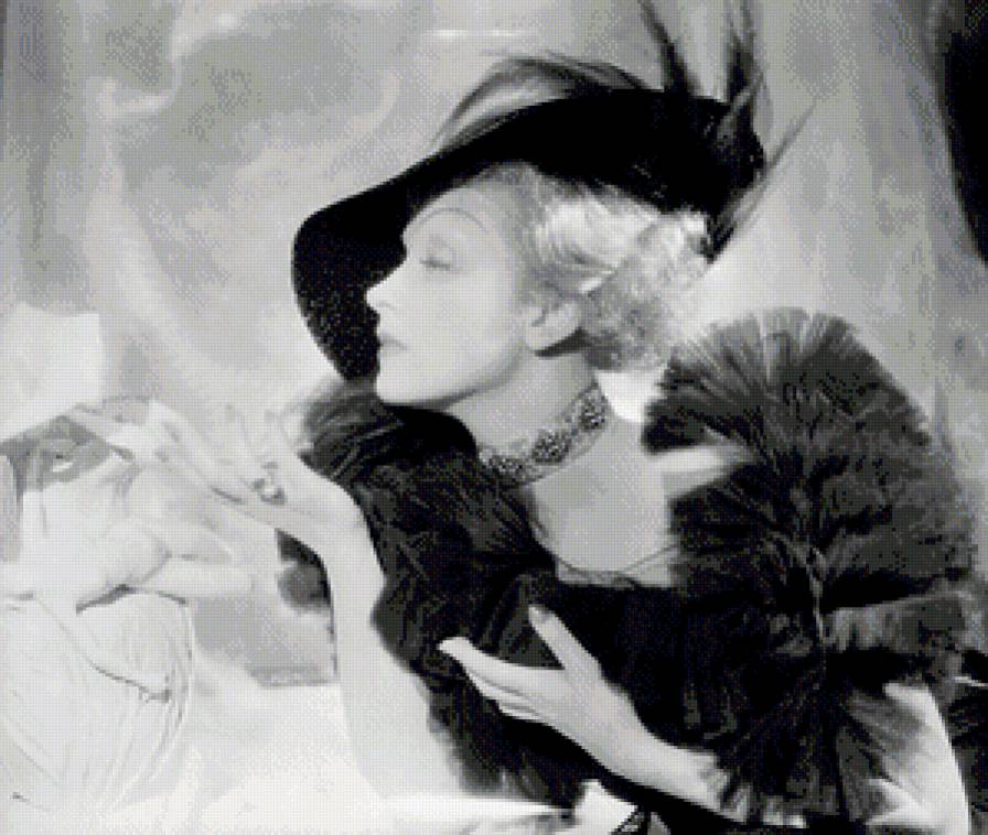 марлен дитрих - картина, портрет, девушка, красота, ретро - предпросмотр