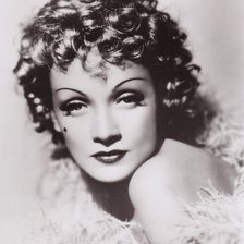 Схема вышивки «марлен дитрих»