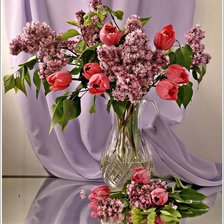 Схема вышивки «серия "букеты"»