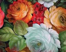 Схема вышивки «Розы»