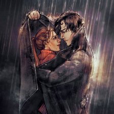 Схема вышивки «Шерлок и Молли»