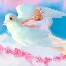 Схема вышивки «ангел»