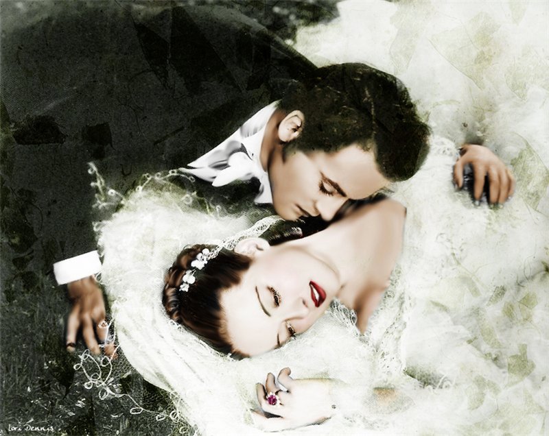 любовь - девушка, романтика, пара, любовь, картина, красота - оригинал