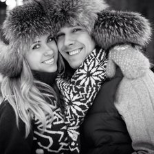 Схема вышивки «Черно-белое»