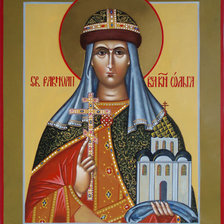 Схема вышивки «Святая Ольга»