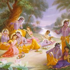 Схема вышивки «Кришна»