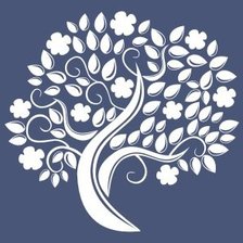 Схема вышивки «Дерево I»