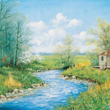 На берегу реки