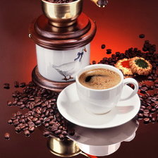 Схема вышивки «Чашка кофе»