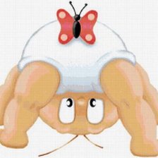 Схема вышивки «пупсик»