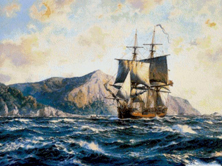 парусник - корабли, море - предпросмотр