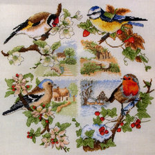 Схема вышивки «Времена года»