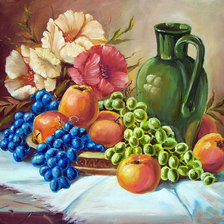 Схема вышивки «натюрморт для кухни»