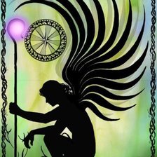 Схема вышивки «ангел»