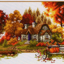 Схема вышивки «Времена года Осень»