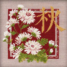 Схема вышивки «Времена года Осень»