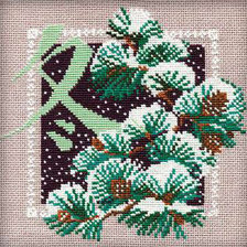 Схема вышивки «Времена года Зима»