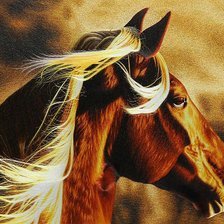 Схема вышивки «лошадки»