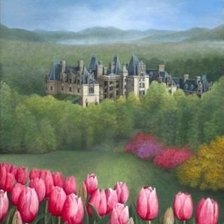 Схема вышивки «Замок»