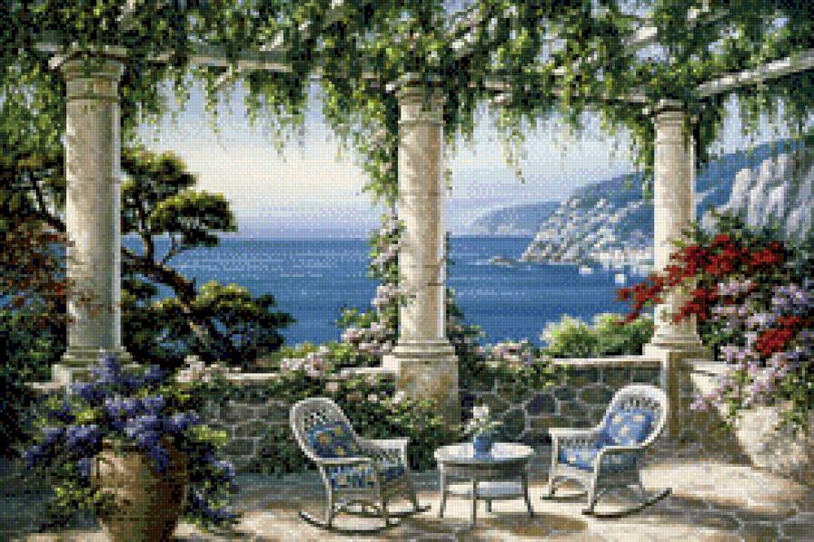 терасса - пейзаж - предпросмотр