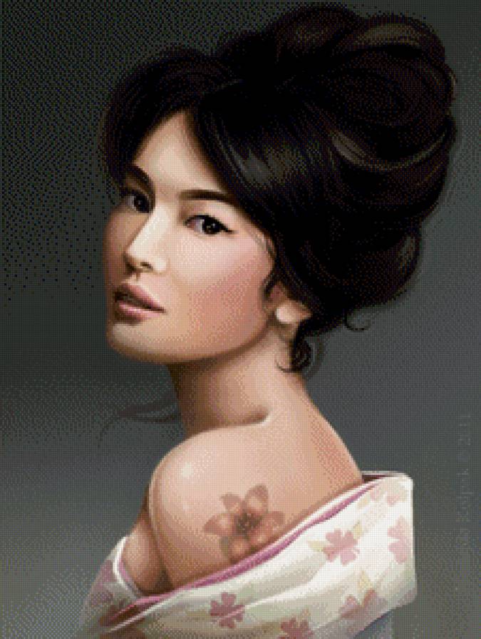 Красота Азии - девушка, красавица, восток, азия - предпросмотр