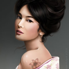 Схема вышивки «Красота Азии»