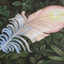 Схема вышивки «Перо»