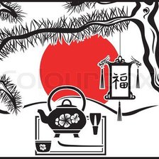 Схема вышивки «Чайная церемония»