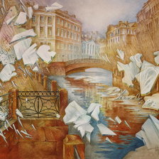 Схема вышивки «лед на Ниве»