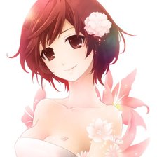 Схема вышивки «Девушка»