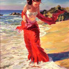 Схема вышивки «На берегу»