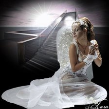 Схема вышивки «ангел»