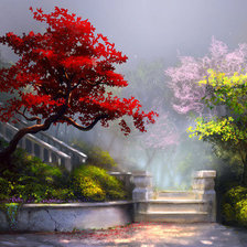 Схема вышивки «Сад»