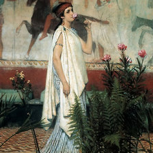 Схема вышивки «римлянка»