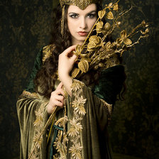 Схема вышивки «королева»