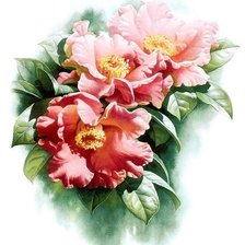 Схема вышивки «Цветочки»