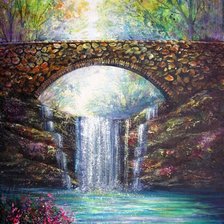 Схема вышивки «Пейзаж»