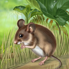 Схема вышивки «Мышонок»