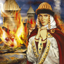 Схема вышивки «Княгиня Ольга»